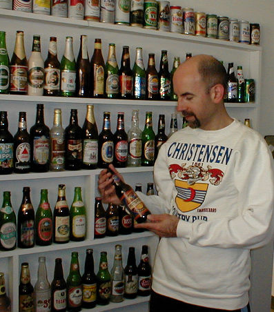 Ray's beer bottle collection